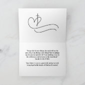 Christliche Silvesterkarte Karte (Innenseite)