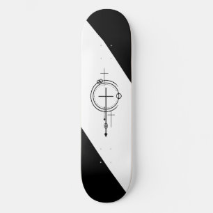 Christliche Skateboard-Geometrische Kreuze Skateboard