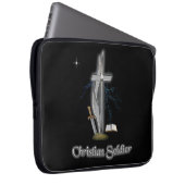 Christliche Soldat-Hüllen Laptopschutzhülle (Vorne Rechts)