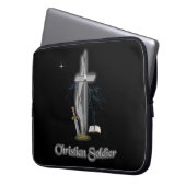 Christliche Soldat-Hüllen Laptopschutzhülle (Vorderseite Links)