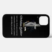 Christliche Soldatenartikel Case-Mate iPhone Hülle (Rückseite (Horizontal))