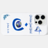 Christliche Solidarität Case-Mate iPhone Hülle (Rückseite (Horizontal))