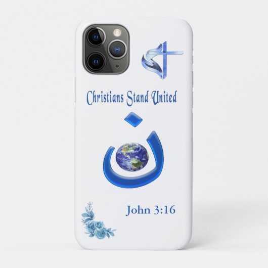 Christliche Solidarität Case-Mate iPhone Hülle (Rückseite)
