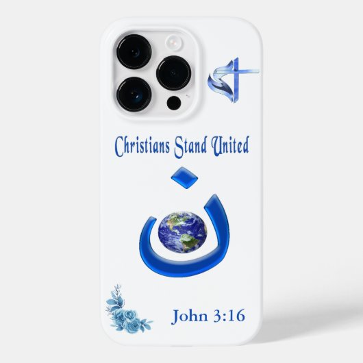 Christliche Solidarität Case-Mate iPhone Hülle (Rückseite)