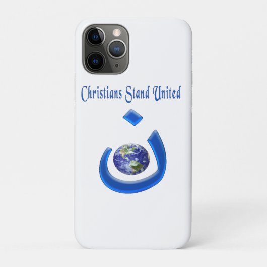 Christliche Solidarität Case-Mate iPhone Hülle (Rückseite)