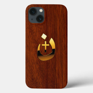 Christliche Solidarität der Nazarene im Mahogany-S iPhone 13 Hülle