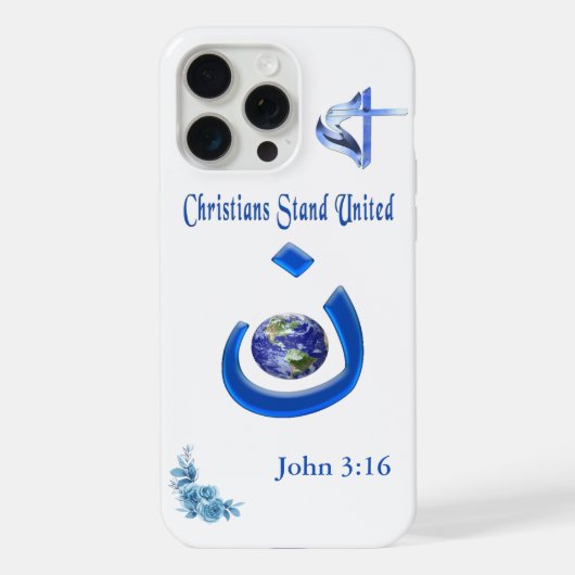 Christliche Solidarität iPhone Hülle (Rückseite)