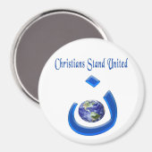 Christliche Solidarität Magnet (Vorderseite/Rückseite)