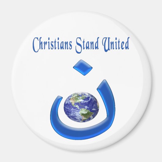 Christliche Solidarität Magnet (Vorne)