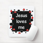 Christliche Sprichwort-Mausunterlage Mousepad (Mit Mouse)