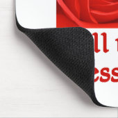 Christliche Sprichwort-Mausunterlage Mousepad (Ecke)