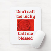 Christliche Sprichwort-Mausunterlage Mousepad (Mit Mouse)