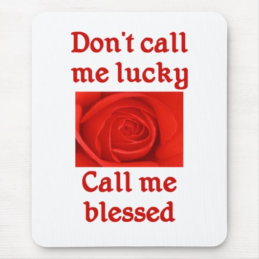 Christliche Sprichwort-Mausunterlage Mousepad (Vorne)