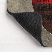 Christliche Stärke Bibel-Vers-Psalm-28:7 Lords. Mousepad (Ecke)