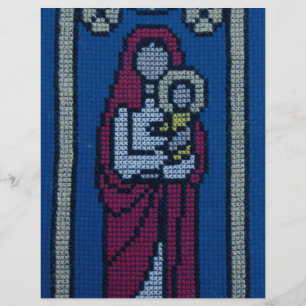 Christliche Stickerei