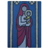Christliche Stickerei Klemmbrett (Rückseite)