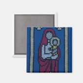 Christliche Stickerei Magnet (Vorderseite/Rückseite)