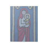 Christliche Stickerei Notizblock (Rotiert)