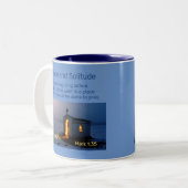 Christliche Stille und Tasse der Kapelle (Vorderseite Links)