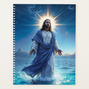Christliche strahlende Kunst Jesus Christus Glaube Planer