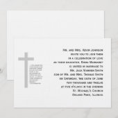 Christliche Strang-Einladung der Einladung (Vorne/Hinten)