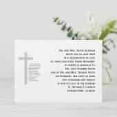 Christliche Strang-Einladung der Einladung (Stehend Vorderseite)