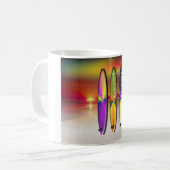 Christliche Surfers Kaffeetasse (Vorderseite Links)