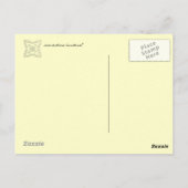 Christliche Symbole Postkarte (Rückseite)