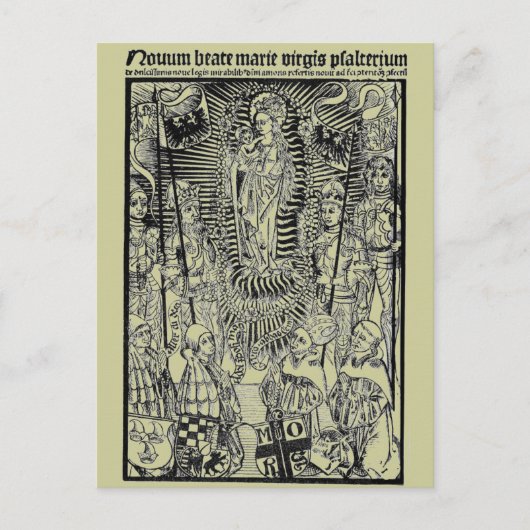 Christliche Symbole Postkarte (Vorderseite)