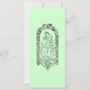 Christliche Symbole Rack Card