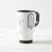 Christliche Symbole Reisebecher (VorderseiteRechts)