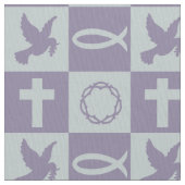 Christliche Symbole Stoff (Nahaufnahme)