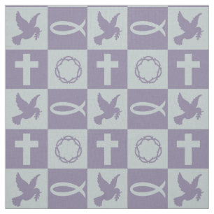 Christliche Symbole Stoff