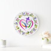 Christliche Symbole Uhr (Zuhause)