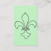 Christliche Symbole Visitenkarte (Rückseite)