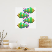 Christliche Symbolfamilien Poster (Küche)