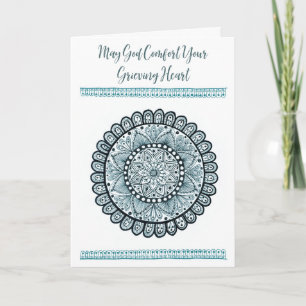 Christliche Sympathiekarte mit grüner Medaille Karte