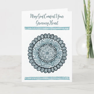 Christliche Sympathiekarte mit grüner Medaille Karte