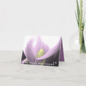 Christliche Sympathiekarte Nehmen Sie die Lilien i Karte (Rückseite)