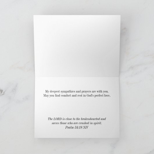 Christliche Sympathiekarte Psalm Bibel Verse Karte (Innenseite)