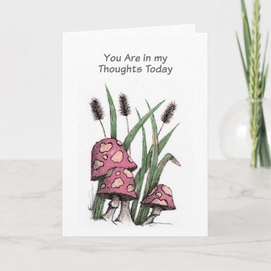 Christliche Sympathiekarten-Pilze Karte (Vorderseite)