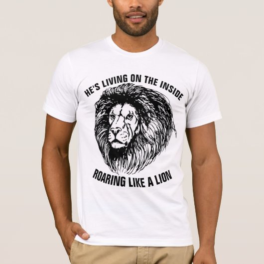 Christliche T - Shirt, DIE WIE EIN LION-T - Shirt  (Vorderseite)