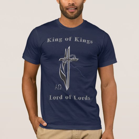 Christliche T - Shirt König der Könige (Vorderseite)