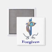 Christliche T - Shirt Magnet (Vorderseite/Rückseite)
