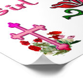 Christliche T - Shirt Poster (Ecke)