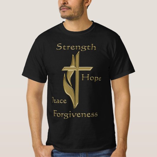 Christliche T - Shirt überqueren (Vorderseite)