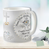 CHRISTLICHE Tasse, 10., 60., 25. Kaffeetasse