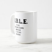 Christliche Tasse des Inspirationskaffees (Vorderseite Links)