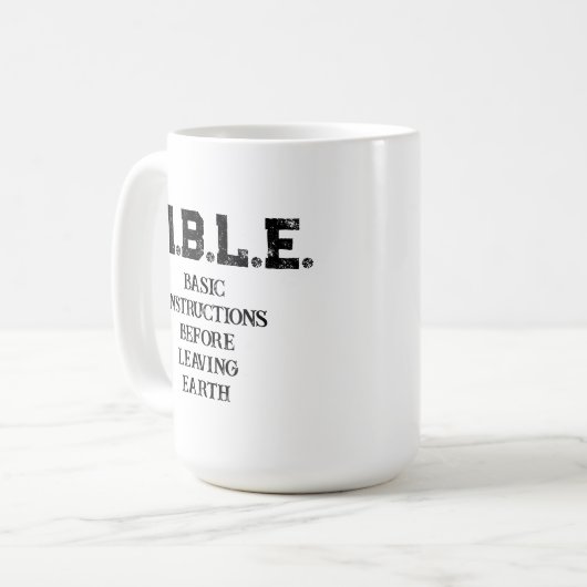 Christliche Tasse des Inspirationskaffees (Vorderseite Links)