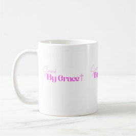Christliche Tasse gerettet durch Grace Pink Bible 